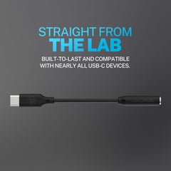 USB-C to 3.5 Adapter Black